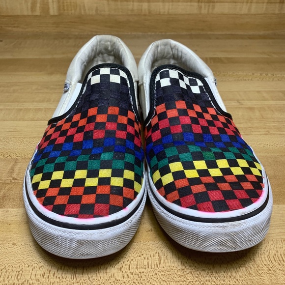 Vans classic slip on shoes checkerboard size 7 - Picture 3 of 7